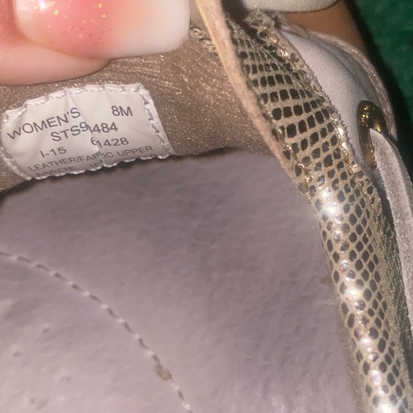 SPERRY Angelfish Python Linen-Gold - Picture 9 of 10